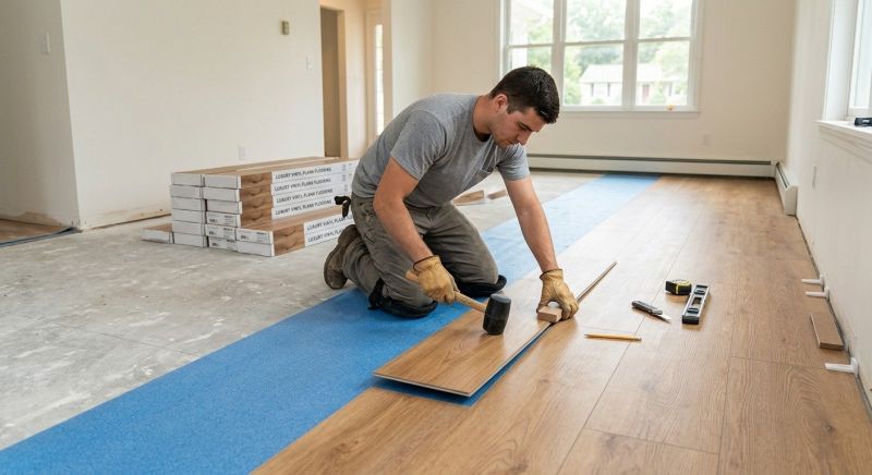 Luxury Vinyl Tile Installation in Melrose, FL