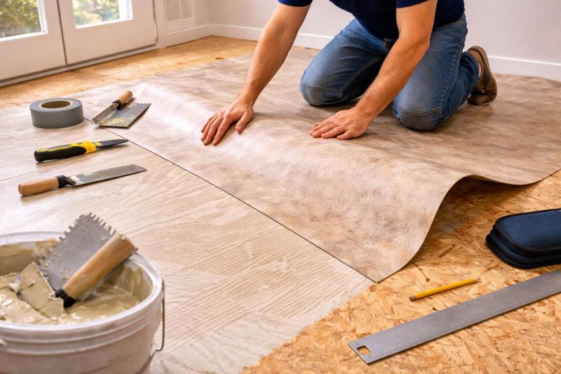 Sheet Vinyl Installation in Melrose, FL
